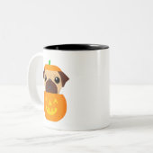 Mug Halloween Pugkin Café (Devant gauche)