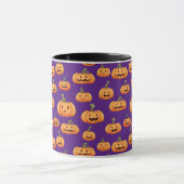 Mug Halloween Pumpkin Seamless Pattern (Centre)