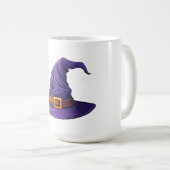 Mug Halloween purple witch hat (Devant droit)