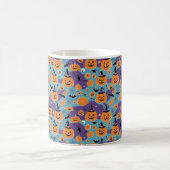Mug Halloween répéter motif avec citrouille (Centre)