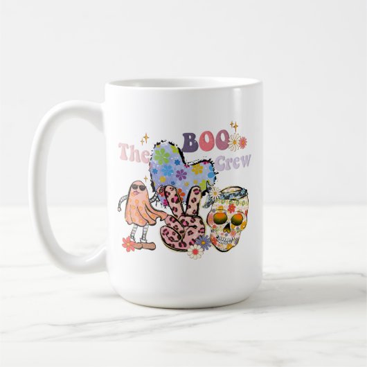 Mug Halloween rétro du Boo Crew (Gauche)
