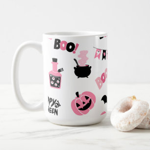 Mug Halloween rose et noir