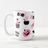 Mug Halloween rose et noir (Gauche)