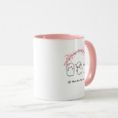 Mug Halloween Rose Fleur de Cerisier Fantôme Migno (Devant droit)