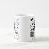 Mug Halloween rose pastel doux et Éffrayant (Centre)