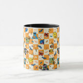 Mug Halloween rue Sésame À damiers Motif (Centre)