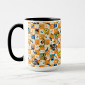 Mug Halloween rue Sésame À damiers Motif (Gauche)