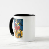 Mug Halloween Salutations Femme sur Jack-o-Lantern (Devant gauche)
