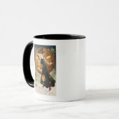 Mug Halloween SalutationWitch Danser et Citrouille (Devant gauche)