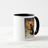 Mug Halloween SalutationWitch Danser et Citrouille (Devant droit)