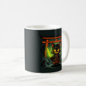 Mug Halloween Samurai guerrier - Déplaisant japonais É (Devant droit)
