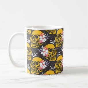 Mug Halloween sans couture motif avec coloré et effray
