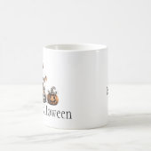 Mug Halloween Scarecrow Design avec Jack-o-Lanterns | (Centre)