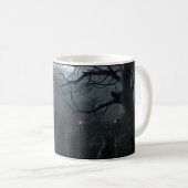 Mug Halloween Scarecrow Éffrayante effroi Hantée Octob (Devant droit)