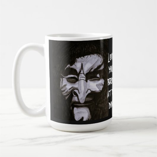 MUG HALLOWEEN SCARY WITCH HUMOR (Gauche)