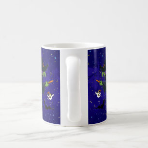 Mug Halloween scène sorcière crâne horreur nuit person