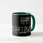 Mug Halloween serpents et os Texte (Devant droit)