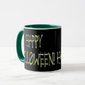 Mug Halloween serpents et os Texte (Devant gauche)