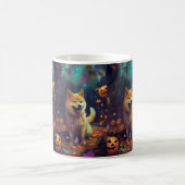 Mug Halloween Shiba Inu Avec La Peur Citrouille (Centre)
