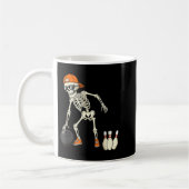 Mug Halloween Skeleton Funny Bowling Lovers For Teens (Gauche)