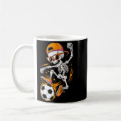 Mug Halloween Skeleton Funny Soccer Shirt For Teens Bo (Gauche)