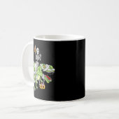 Mug Halloween Skeleton Mummy Dinosaur T rex Fun Hallow (Devant gauche)