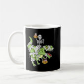 Mug Halloween Skeleton Mummy Dinosaur T rex Fun Hallow (Gauche)