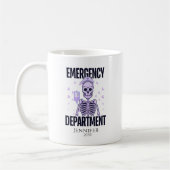 Mug Halloween Skeleton Service d'urgence Médicale (Gauche)