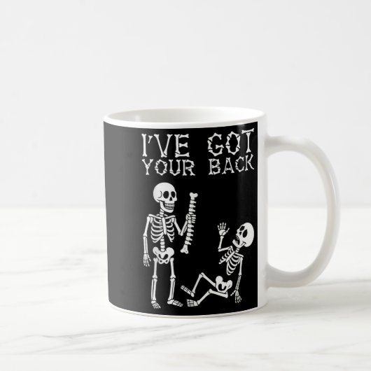 Mug Halloween Skeletons Ive Got Your Back Costume Men (Droite)