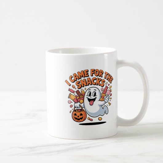 Mug Halloween Snacks Ghost Funny Trick-or-traiter Cand (Droite)