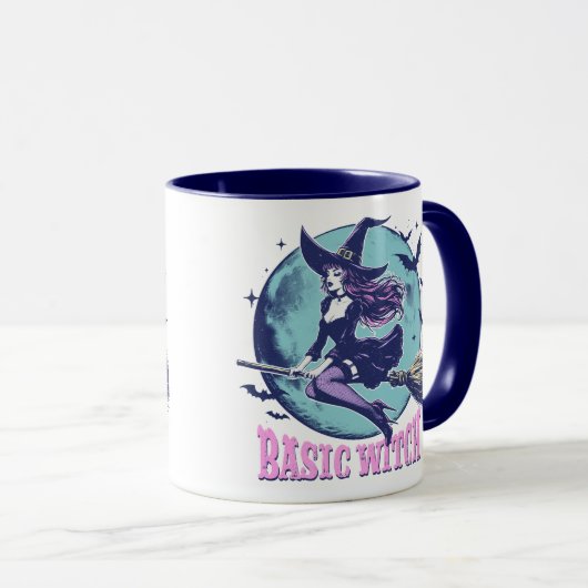 Mug Halloween sorcière de base (Devant droit)