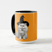 Mug Halloween sorcière persane blanche mignonne (Devant gauche)