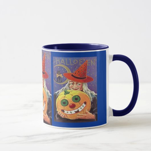 Mug Halloween sorcière vintage (Droite)