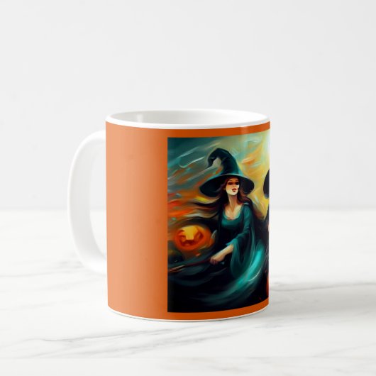 Mug Halloween - Sorcières 1 (Devant gauche)