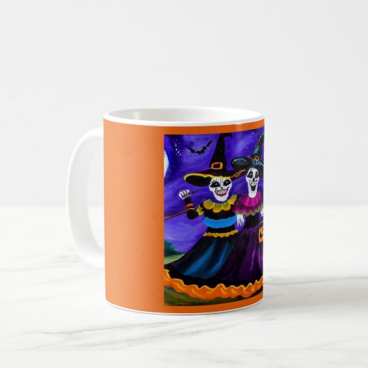 Mug Halloween - Sorcières 2 (Devant gauche)