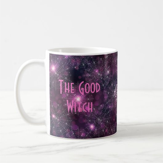 Mug Halloween Sparkling Spider Webs 11oz (Gauche)