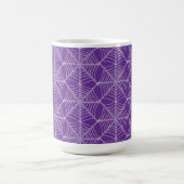 Mug Halloween Spider Webs en violet et blanc (Centre)