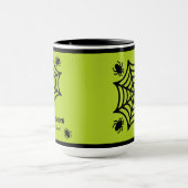 Mug Halloween Spiderweb personnalisé (Centre)