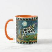 Mug HALLOWEEN SPOTTED PONY & BAT CAT Imaginaire Cheval (Gauche)