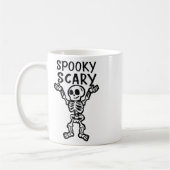 Mug Halloween squelette éffrayant (Gauche)