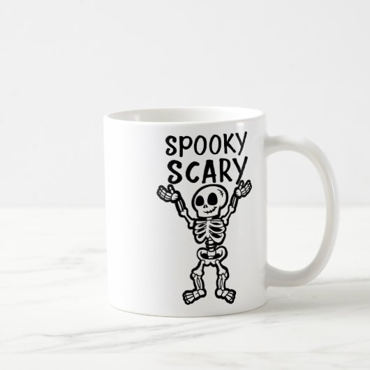Mug Halloween squelette éffrayant (Droite)