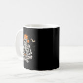 Mug Halloween Squelette Gamer Vidéo Jeu Drôle Skelet (Devant gauche)