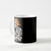 Mug Halloween Squelette Gamer Vidéo Jeu Drôle Skelet (Devant gauche)