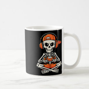 Mug Halloween Squelette Joueur Vidéo Jeu Garçons Homme