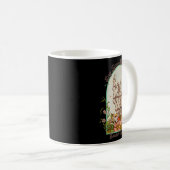 Mug Halloween Squelette Sèche Os Arrivent Bible Vers (Devant droit)