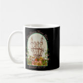 Mug Halloween Squelette Sèche Os Arrivent Bible Vers (Gauche)