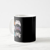 Mug Halloween Squelette Zombie Contrôleurs de jeu mama (Devant gauche)