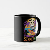 Mug Halloween Squelettique de Summerween (Devant droit)