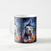 Mug Halloween Staffordshire Américain Avec Citrouilles (Devant gauche)