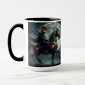 Mug Halloween Steampunk Cavalier sans tête (Gauche)
